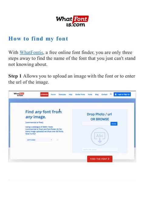 How to find my font in 3 steps .